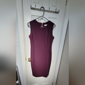 Calvin Klein dress with gold zipper detail